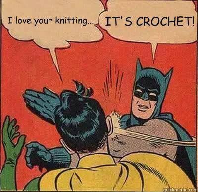 A crochet meme
